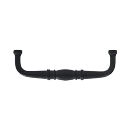 Patioplus 4 in. Colonial Wire Pull, Black - Solid PA877997